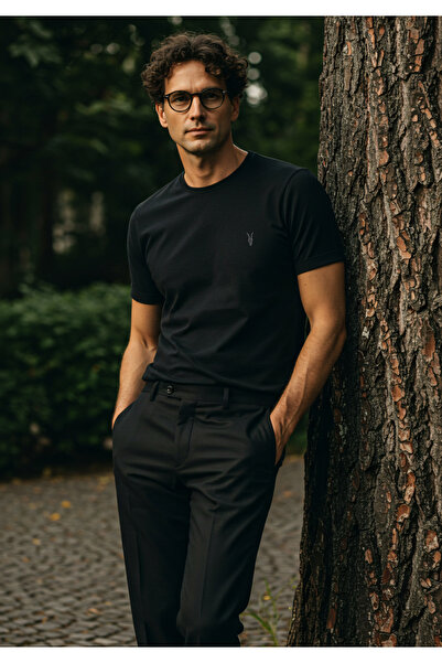 Kozik Ανδρικό ανδρικό μπλουζάκι Basic Standard Cut No Show 5 Pack Crew Neck με κοντό μανίκι