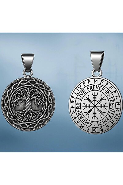 voyageaccessory قلادة شجرة الحياة Yggdrasill، قلادة شجرة الحياة ذات الطابع ال...