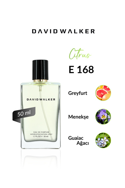 David Walker E168 Acqua 50 ml Erkek Parfüm | Citrus