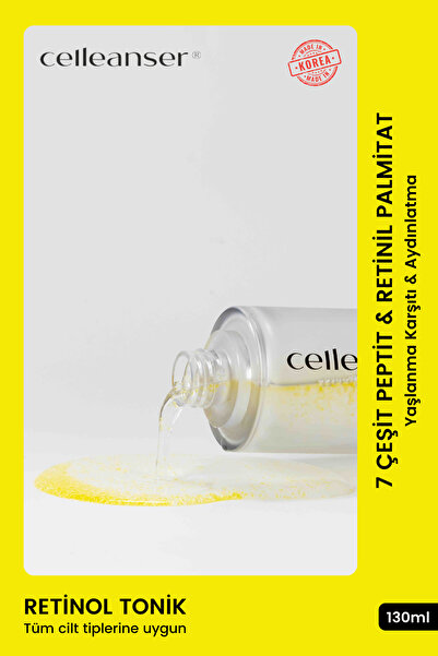 celleanser 7 Çeşit Peptit & Retinil Palmitat & Allantoin İle Güçlendirilmiş ...