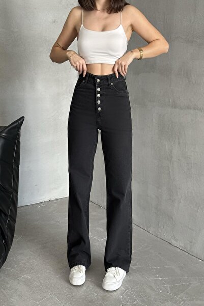 XRAY JEANS Γυναικείο Ζευγάρι Παντελόνι Loose Palazzo Smoked Jeans