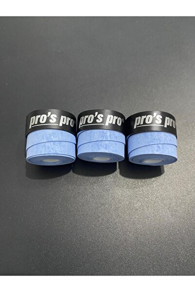Pro's Pro Aqua DRY 0,55 mm overgrip mavi renk 3lü