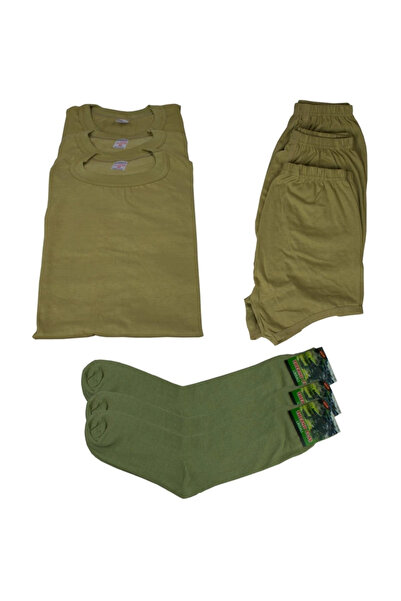 Generic Brand Military Equipment Athlete Panties Combed Cotton Socks Set 3 Pr...