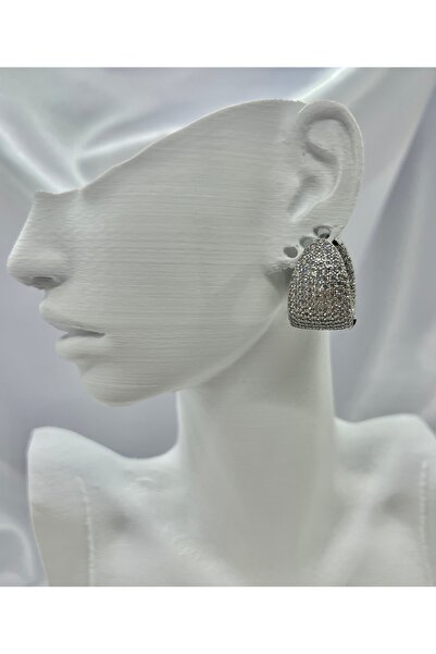 Nilonya Aksesuar Vip Seri Xuping Büyük Zirkon Taşlı Abiye Küpe