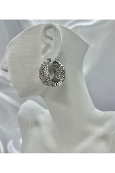 Nilonya Aksesuar Vip Seri Xuping Büyük Zirkon Taşlı Abiye Küpe