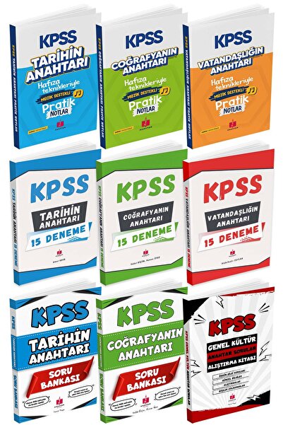 Andromeda 2026 Kpss Anahtar 9'lu Hafıza Teknikleriyle Müzik Destekli Set - Ge...