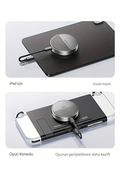 Eaget 2230/2242 M.2 Nvme Ssd Muhafaza Kutusu Magsafeli 3.2 Gen2 10Gbps Süper Hızlı Magsafe Manyetik Type-C