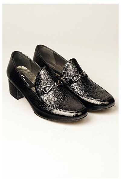 SEÇ KUNDURA 1607 Pantofi cu toc masculin din piele naturală 3,5 cm piele lacu...