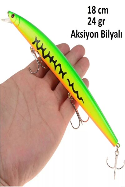 usmtekno .lazer Turna Rapala,levrek Rapala ,,sahte Lures Yapay Yem 18 Cm 24 Gr