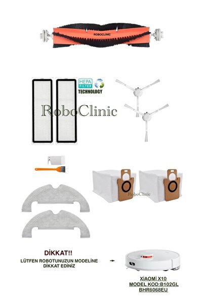 Roboclinic Aspirator robot Xiaomi X10 (COD MODEL: B102GL) Sac de praf compati...