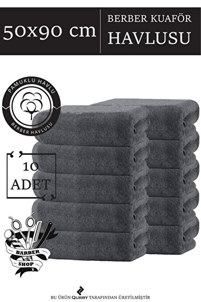 QURRY 10 штук бавовняних рушників для перукарів розміром 50x90 см | Рушники для перукарів - Рушники для салонів краси