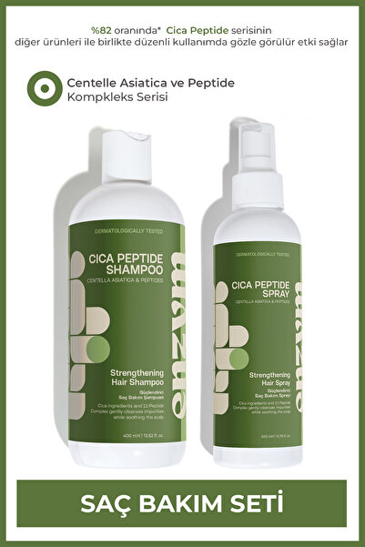 ENZYM COSMETICS Enzym Cica Peptit Onarıcı Ve Güçlendirici Saç Bakım Serisi (T...