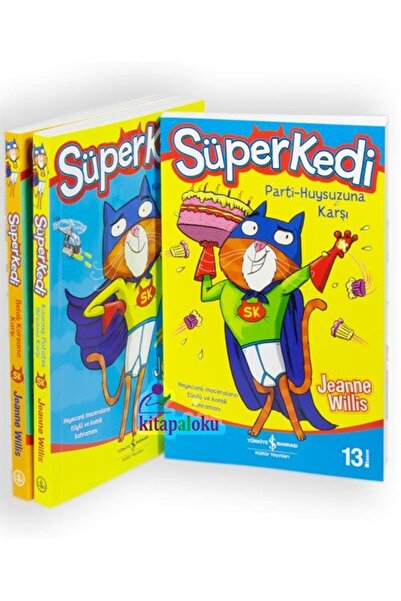 TÜRKİYE İŞ BANKASI KÜLTÜR YAYINLARI Süper Kedi Serisi (3 Kitap Set) 2,3 ve 4 ...