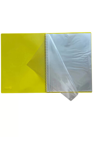 FixPoint Spiral Presentation File 20 Sheets, Yellow