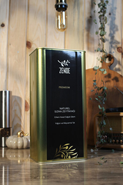 ZENDE Premium - Yüksek Polifenol 5 Lt | Erken Hasat Soğuk Sıkım Natürel Sızma Zeytinyağı