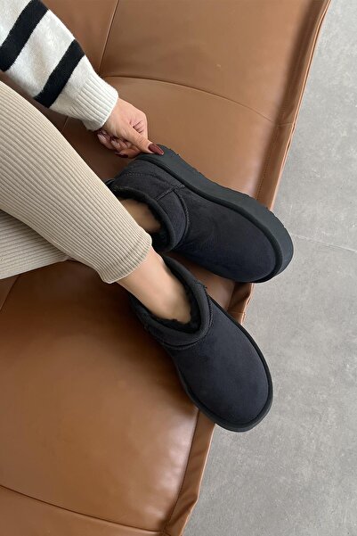 STRASWANS Жіночі ботильйони Tommo з товстою устілкою на замшевій підошві чорний