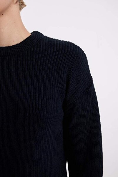DeFacto Navy Blue Women's Sweater - H6905Az/Nv135 Model