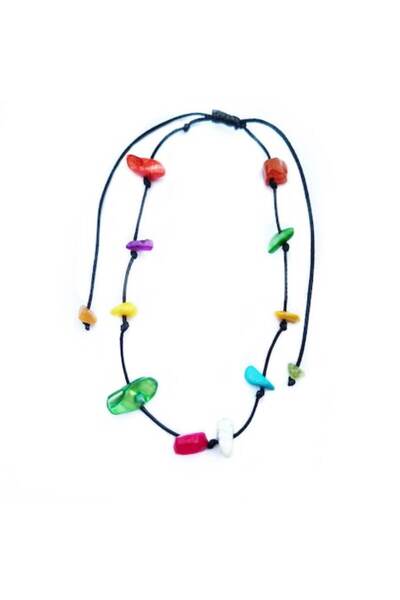 Wild Bracelets Anklet with multi-colored semi-precious stones