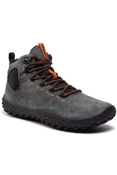 Merrell Wrapt Mıd Wp Waterproof Hakiki Deri Erkek Bot GRİ