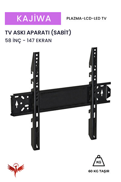 KAJİWA 58 İNÇ ASKI APARATI (147 EKRAN) Tüm Marka ve modellerle uyumludur.