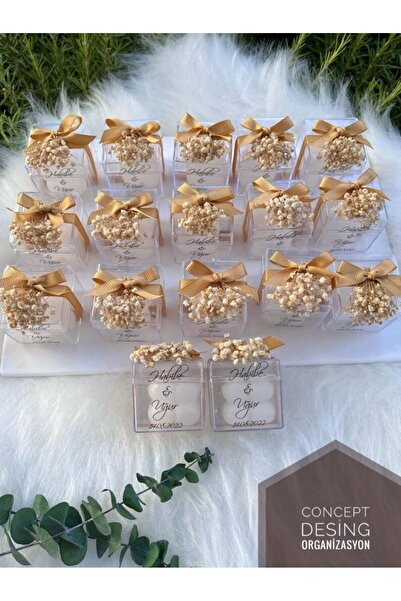 Genel Markalar Concept Desing Tasarım Nişan Kına Nikah Düğün Sünnet Hediyelik Dağıtmalık Bubble Mum 10 Adet