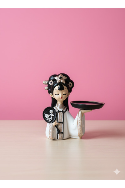 Atak Hediyelik Dekoratif Japon Kız Sunumluk Biblo
