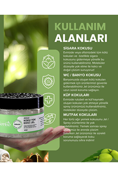 Odorgo Koku Yok Edici Jel (250GR.)