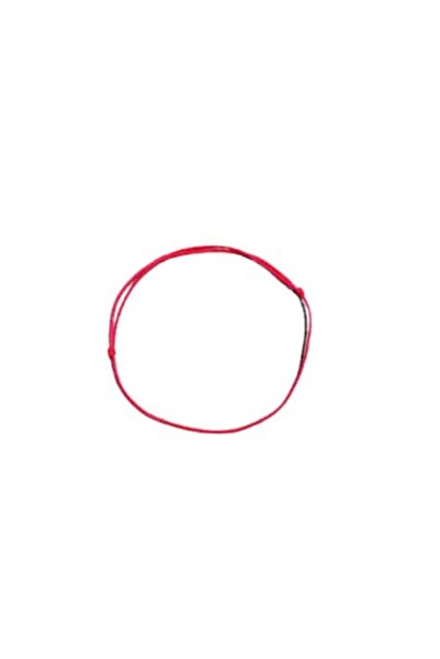 Wild Bracelets Adjustable red silk bracelet for adults with sliding knots