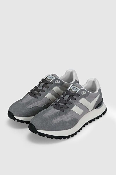 Lufian 111230264 Arthur Sneaker Men's Leather Shoes Gray