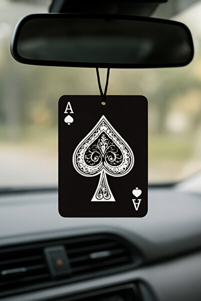 ŞAYLIĞ ART Sakız Kokulu As Ace Maça Kartı Tasarımlı Araç Ayna Kokusu – Oto Pa...
