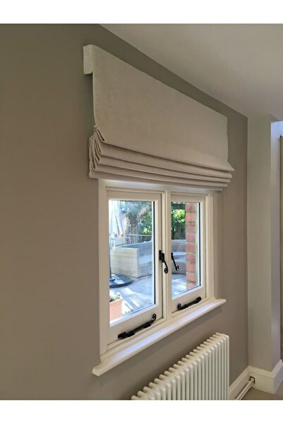 Home Keten Kumaş Katlamalı Perde