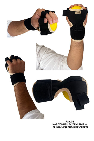 Fizya El Kuvvetlendirme ve El Pozisyonunu Koruma Ortezi (Felç, Yaşlı, Romatoid Artrit vb.)