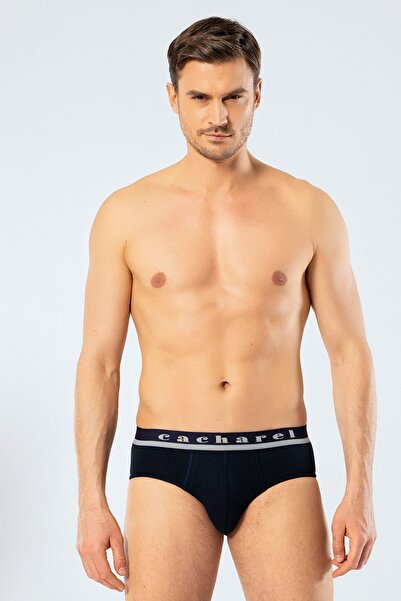 Cacharel Men's Elastic Slip 1312/Navy Blue