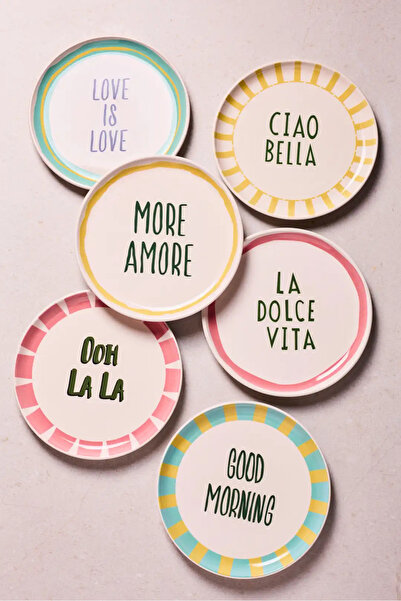 Perotti La Dolce Vita 6-Person Cake Set 21 cm