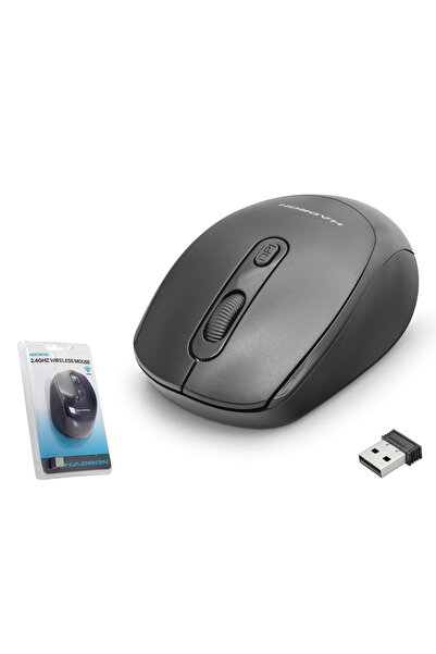 HADRON HDX3406 Kablosuz Mouse 2.4 GHz 1600 DPI Siyah