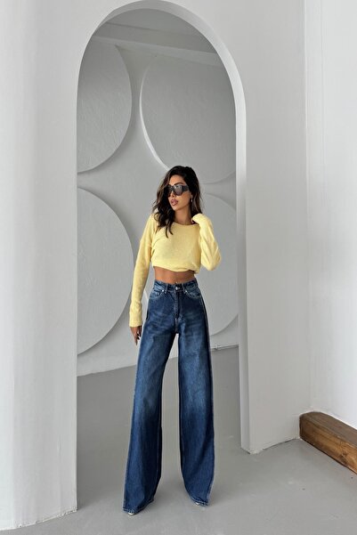 XRAY JEANS Dámské volné široké modré baggy džíny