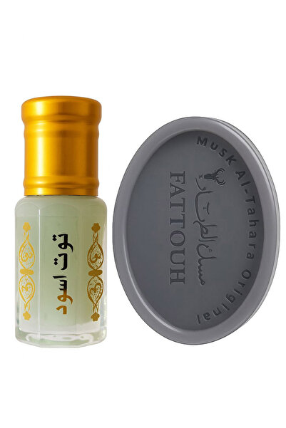 MUSK AL TAHARA المسك الأسود - 6 مل صابون الجسم ذو الملمس الحلو الخفيف ورائحة ...