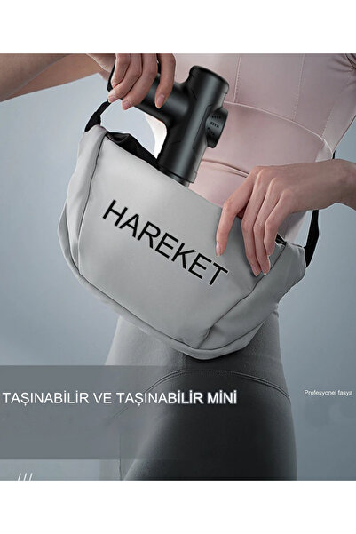 POBO Hams 104 Masaj Tabancası Sporcu Masaj Aleti 4 Başlıklı Şarjlı Titreşimli Sporcu Masaj Tabancası
