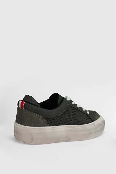 Lufian 111230259 Allan Sneaker Ανδρικά Δερμάτινα Παπούτσια KHAKI