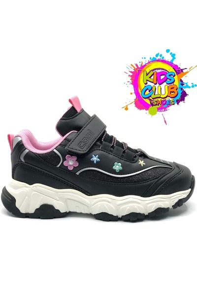 Kids Club Shoes حذاء رياضي للأطفال من Cool Bella D-lites حذاء رياضي أسود اللون