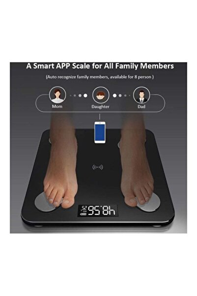 Generic USB Rechargeable Smart Electronic Bluetooth Body Fat Scale