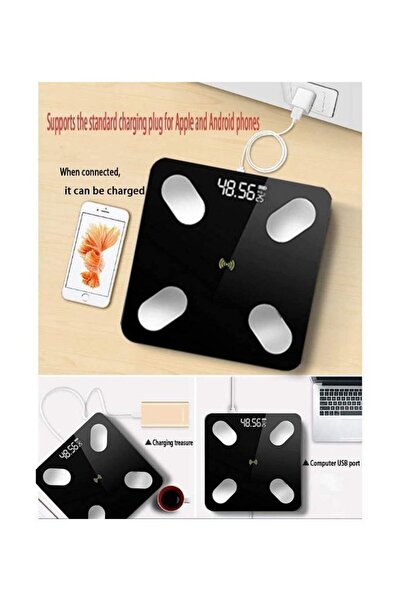 Generic USB Rechargeable Smart Electronic Bluetooth Body Fat Scale