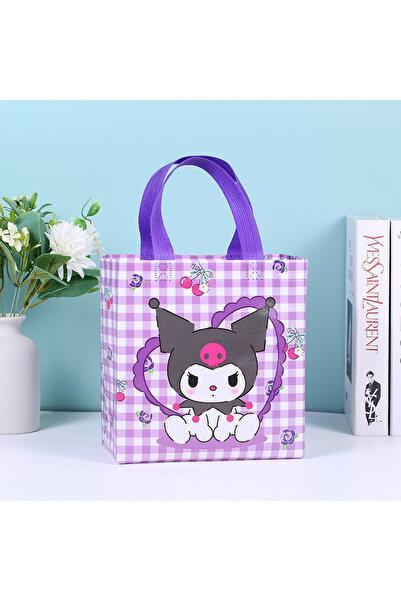 Choice D Sanrio Creative Non-woven Bag Hello Kitty Melody Kuromi Cinnamoroll Storage Bags Large Capacity C.
