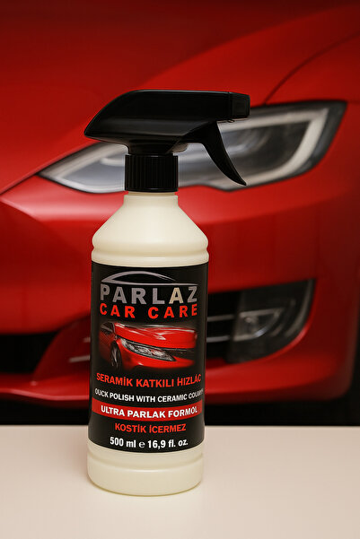 PARLAZ CAR CARE - SERAMİK KATKILI HIZLI CİLA Quick Polish With Ceramic Coatin...