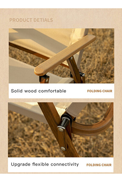 sharpdo Camping Chair Outdoor Folding Chair 54*47*60cm