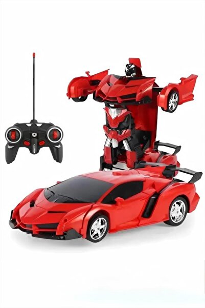 Generic Boy Transformer Car Toy, Remote Controlled Transfiguration Car Electric Rc Racing Toy