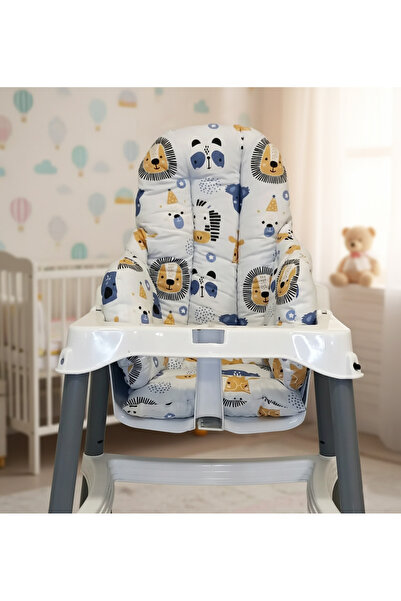 Wayne's Lüx Pamuklu Bebek Çocuk Mama Sandalyesi Minderi