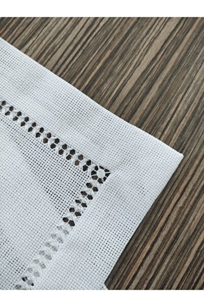 Etuval Linen Etamin_nakisim 3 Parça Yatak Odası / Salon Oda Takımı. Kırık Bey...