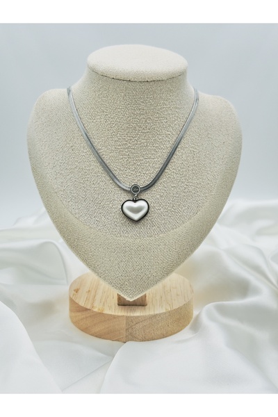 Snartun 316 لتر من الفولاذ المقاوم للصدأ - سلسلة إيطالية وقلادة على شكل قلب م...