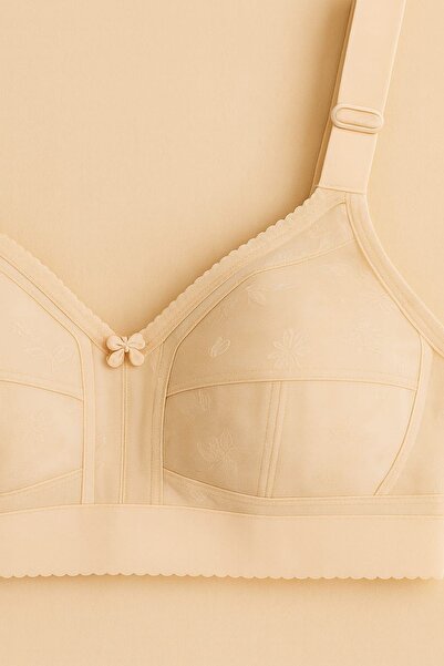 enmodaiçgiyim Бюстгальтер без кісточок і банел з великим розміром і візерунком, C Cup – Дихаюча та зручна білизна